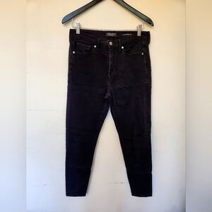Banana Republic High Rise Skinny Black Denim Pants Size 29